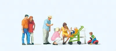 Produktbild von Preiser Familienausflug 10695