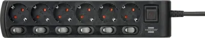 Image de Brennenstuhl Multiprise 6x 2m avec interrupteur
