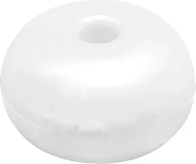 Produktbild von Nuova Rade Runder Oberflächen-schwimmer Mit Loch Weiß  Weiß One Size