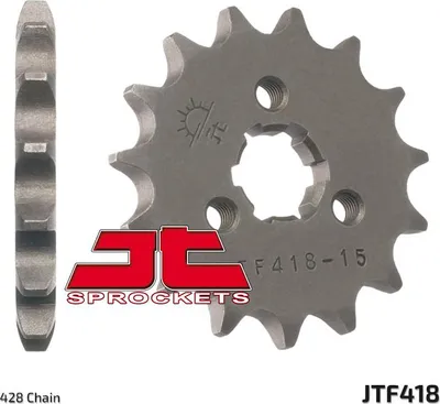 Produktbild von Jt Vorderes Ritzel 416 13 Für Kawasaki Kx 125 '77-79', Kc/Ke/Kh/Ks/Ke/Km 90/100/125/175 '77-98' (41613Jt) (Kette 428)