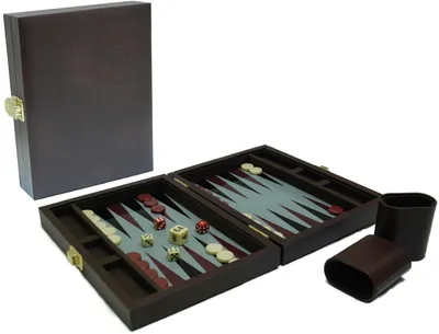 Obrázok produktu pre HOT Games Puzdro na backgammon magnetické hnedé 23x17
