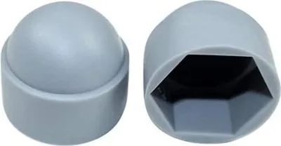 Immagine prodotto di LogistSystem 10x Tappi di protezione esagonali per viti M6 per chiave 10 - Tappi di protezione per viti grigi in plastica PE - Tappi di protezione durevoli per dadi e viti a testa cieca, Tappi di chiusura