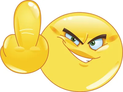 Produktbild von Hermann Schütz Aufkleber Finger Smiley 105x90mm