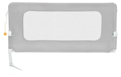 Obrázek produktu pro Postelová zábrana, nastavitelná výška, skládací konstrukce, 150 cm, šedá
