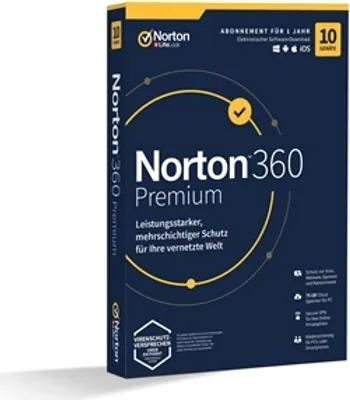 Produktbild von Norton 360 Premium 1User 10Device 75GB 12MO GENERIC
