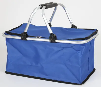 Image de Panier pliable en ALU Cadre stable Housse en polyester essuyable jusqu'à 25kg