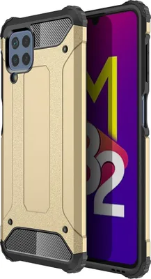 Produktbild von Mobigear Outdoor  Samsung Galaxy M32 4G Hülle Hardcase Backcover Stoßfest - Gold