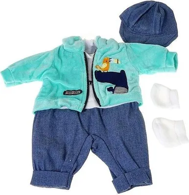 Produktbild von Kleidung für eine 45 cm große Babypuppe – ADAR