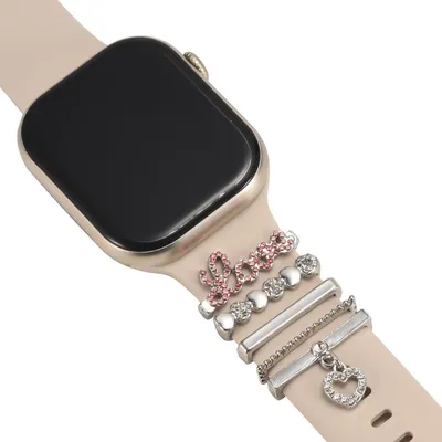 Produktbild von CoolGadget Smartwatch Uhren Armband Charms für Apple Watch und Galaxy Watch Schmuck Ringe Deko Loops Motiv Clips Universal Butterfly