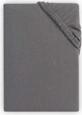 Produktbild von Teddy Fleece Winter Spannbettlaken 140x200 cm Bettlaken Anthrazit