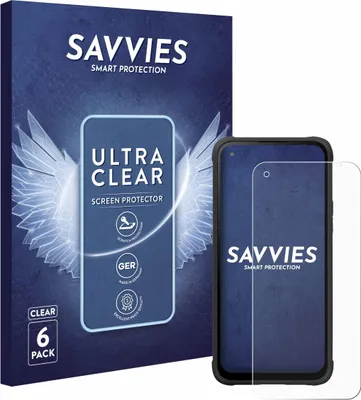 Produktbild von 6x Für Hammer Blade V 5G Schutzfolie Savvies Displayschutz Display Schutz Folie Klar Transparent