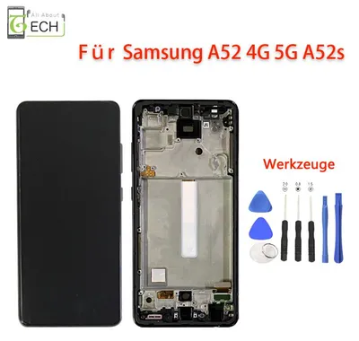 Produktbild von LCD für Samsung Galaxy A52 5G 4G A52s Full OLED Display mit Rahmen Touchscreen