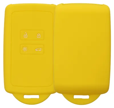 Produktbild von kwmobile Schlüsselhülle für Renault 4-Tasten Smartkey Autoschlüssel (nur Keyless Go) Hülle - Autoschlüssel Schlüssel Hülle aus Silikon -