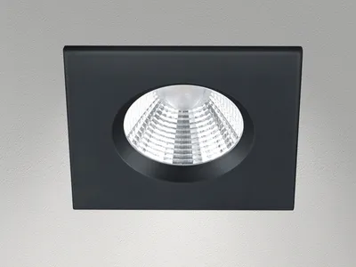Image de Trio Lampe encastrée Zagros 8,5 x 8,5 cm noir mat