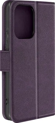 Produktbild von Avizar, Kunstlederetui mit Standfunktion Xiaomi Redmi Note 13 4G, Dunkelviolett