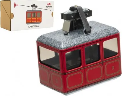 Obrázok produktu pre Lanový červený prívesok na kľúče kovový 10x7,5cm