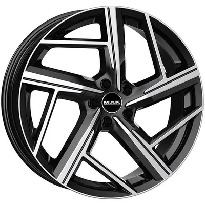 Produktbild von 19 Zoll Alufelge MAK qvattro 19"x8.5" 5x112 PCD ET45 66.4mm Felge Schwarz