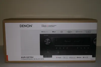 Produktbild von DENON AVR-S970H 7.2 Kanal AV-Receiver 145W, 8K, 4K/120Hz, Dolby Atmos, HDMI 2.1, Dolby Vision, VRR, ALLM, eARC