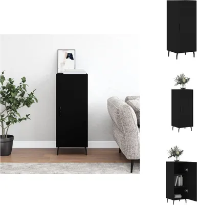 Image de vidaXL Sideboard Noir 34,5x34x90 cm Bois composite - Sideboards