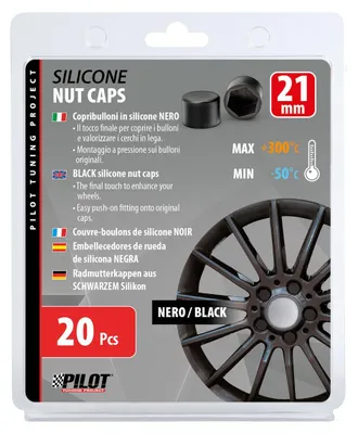 Produktbild von PILOT Ventilkappen 02246 21mm Silikon