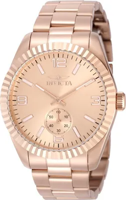 Immagine prodotto di Invicta Specialty 49393 Orologio da Uomo - Movimento al Quarzo - Acciaio Inossidabile con Quadrante in Oro Rosa - 43 mm