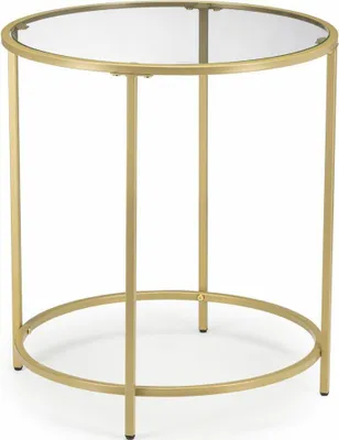 Produktbild von Couchtisch Glamour gold rund 50x55 cm Deko