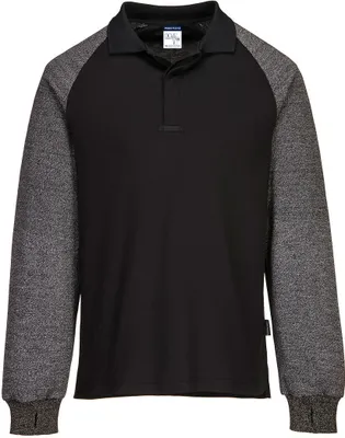 Obrázok produktu pre Polokošeľa Portwest CR15 s odolnými rukávmi Black veľkosť M