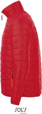Produktbild von SOLs 01193 | Mens Light Padded Jacket Ride - Farbe: Red - Größe: L