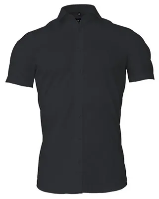 Immagine prodotto di Marvelis - Camicia da uomo a maniche corte LT5919 (36 cm) (nera)