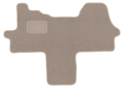 Obrázek produktu pro Velurové autokoberce pro: Fiat Ducato III 2006-2014 (užitkový) – sada 4 ks, béžové, na míru – Wielganizator LUX – verze W0742