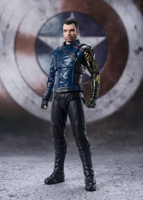 Immagine prodotto di Bandai Tamashii Nations Il Falco e il Soldato d'Inverno S.H. Figuarts Action Figure Bucky Barnes 15 cm BTN60874-1