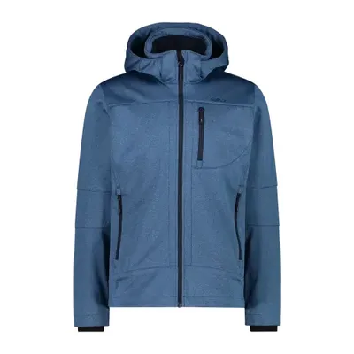 Image de Veste CMP pour homme à capuche et fermeture éclair N816, bleu pierre mélangé, taille 52