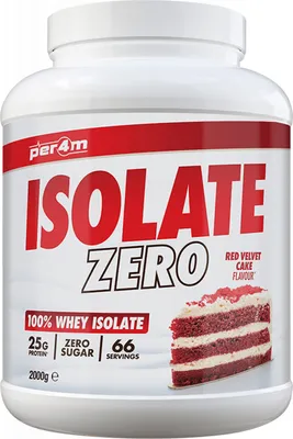 Produktbild von Per4m Whey Isolate Zero (2000g) Red Velvet Cake - Eiweiße - Molkenprotein-Isolat