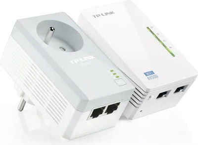 Produktbild von Tp-Link, WLAN-Repeater N300 Kit mit 600 Mbps Powerline-Adapter, Weiß