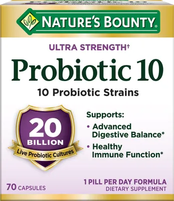 Produktbild von Nature's Bounty Probiotic 10, 70 Kapseln