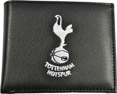 Obrázok produktu pre Tottenham Hotspur FC - Vyšívaná peňaženka BS4489 (jedna veľkosť) (čierna/biela)