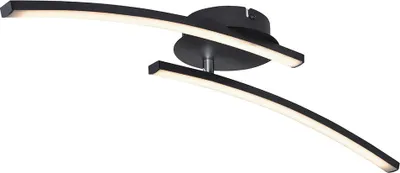 Produktbild von LED Deckenleuchte, schwarz-matt, CCT, L 59 cm