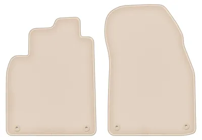 Image de Tapis de sol avant velours PREMIUM beige compatibles avec Saab 9-3 II (2002-2014, cabriolet) – avec fixations – sur‑mesure