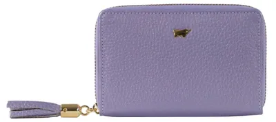 Immagine prodotto di Portafoglio ALESSIA, portafoglio con zip, 4 scomparti per carte, colore viola, da donna, in pelle