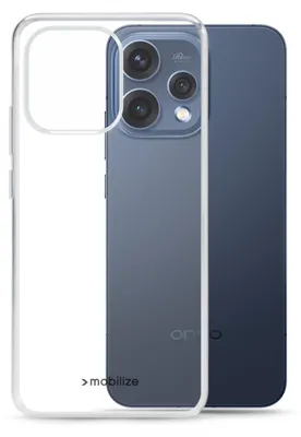 Zdjęcie produktu dla Mobilize Gelly Case – przezroczyste etui na telefon OPPO Reno 15 z elastycznym tylnym panelem z TPU – przezroczyste