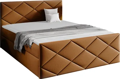 Produktbild von MIRJAN24 Boxspringbett Herkules, Ehebett mit zwei Bettkästen, Doppelbett, Stilvoll Schlafzimmer (Kameleon 48, Größe: 180x200 cm)