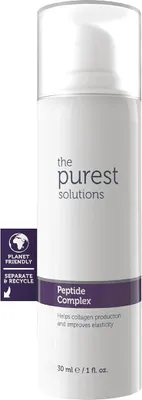 Produktbild von The Purest Solutions Peptide Komplex Serum - Hautverjüngung & Anti-Aging Pflege - Unterstützt das Kollagenfasernetzwerk - Anti-Falten-Effekt - Vegan