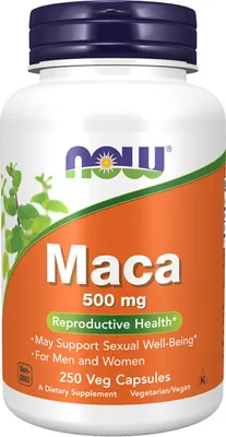 Immagine prodotto di Maca 500 mg 250 Capsule Vegetali Now Foods