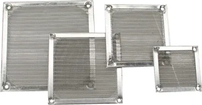 Produktbild von InLine® Lüftergitter, Aluminium Filter, 120x120mm, schwarz