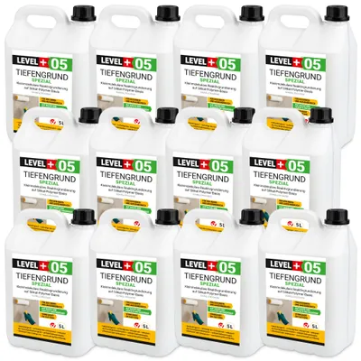 Produktbild von Tiefengrund LF Spezial 60L Wassergläser Grundierung Tiefgrund Wand Boden RM05