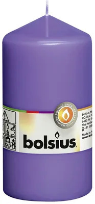 Produktbild von Bolsius Stumpenkerze Ultraviolet 130/68mm