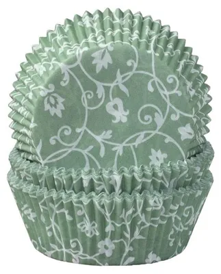 Produktbild von Demmler Muffinformen Jade/Weiß - zum Dekorieren selbstgemachter Muffins - 60Stk. pro Packung - 5012506050JADE