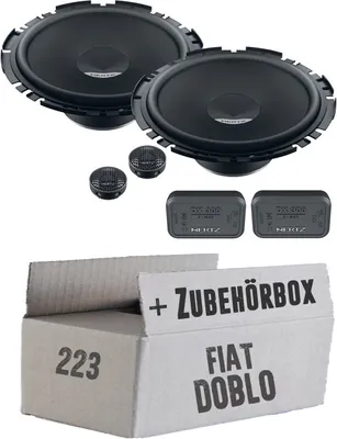 Produktbild von Hertz Dieci DSK 170.3 - 16,5cm 2-Wege System - Einbauset passend für Fiat Doblo 223 Front - justSOUND