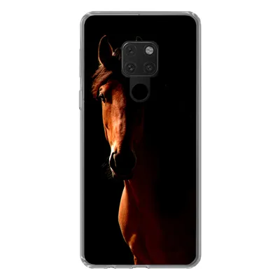 Produktbild von MuchoWow® Handyhülle Schutzhülle Hülle für Huawei P40 Lite Pferd - Licht - Porträt Silikon Softcase Handy Hülle - Handy
