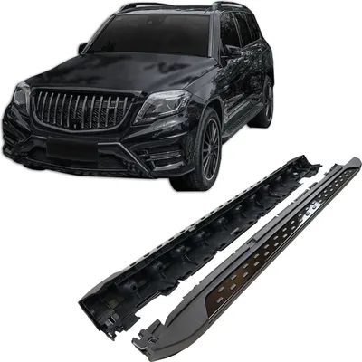 Obrázok produktu pre J&J Automotive Bočné našľapy pre Mercedes GLK 2009-2016 Čierne OEM Style